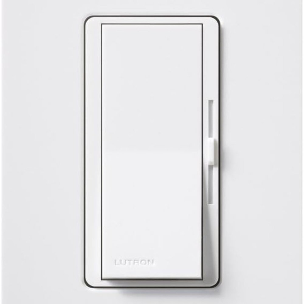 Lutron Diva DVF-103P-WH Fluorescent 3-Wire Dimmer Single Pole / 3-Way White